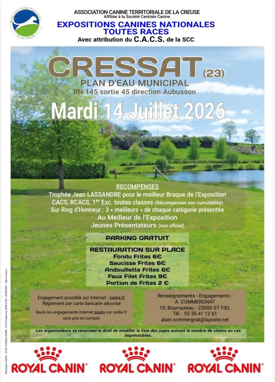 Résultats NDS Cressat 2026