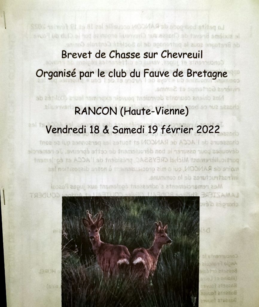 Du Cercle De Léma - Brevet de chasse Rançon